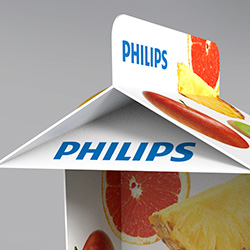 Дизайн нанесения на объемную конструкцию по соковыжимателям Philips